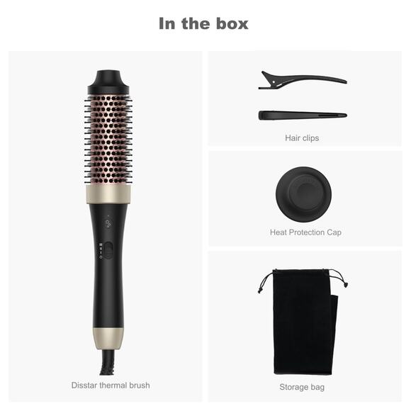 Ionic Thermal Brush,1.5 Inch,Volume Blowout Styling,Dual Voltage,30s Fast Heated - Picture 7 of 7